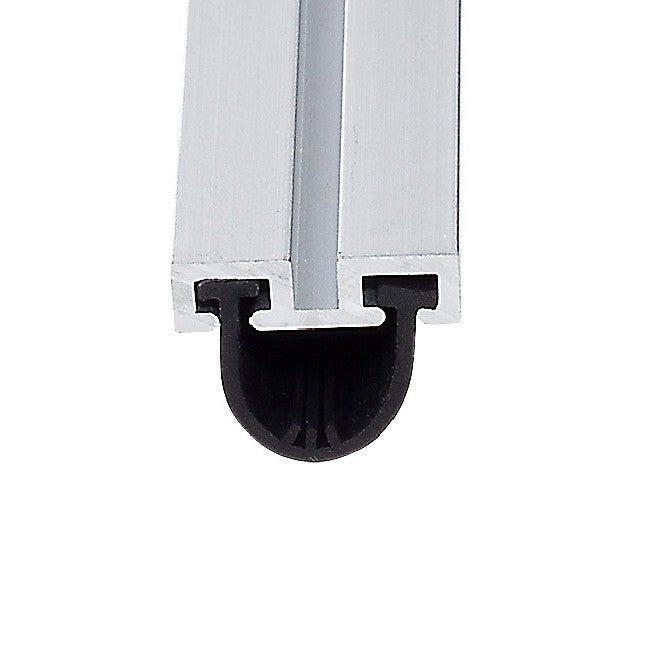 Barzen #SRM10 - Mortised Door Sweep or Meeting Stile with .25" Neoprene Bulb - QUICK SHIP