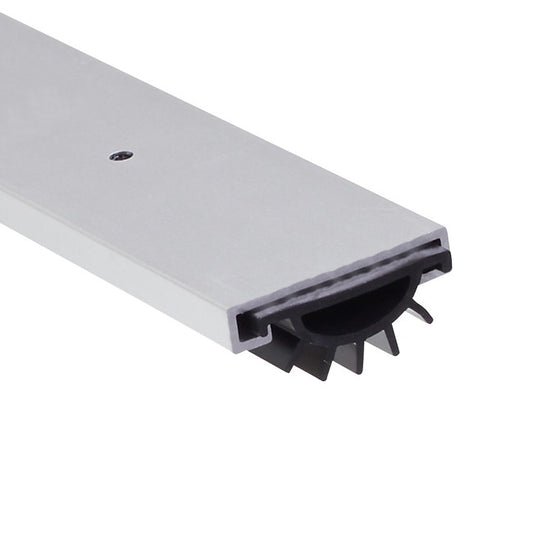 Barzen #SRM20 Door Sweep, 1-1/8" Track with 1/2" H Neoprene Fingered Seal - QUICK SHIP