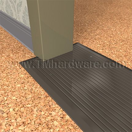 Barzen #TF10 Flat Door Threshold, 10" Wide, .25" Height Non-Welded Design - Quick Ship