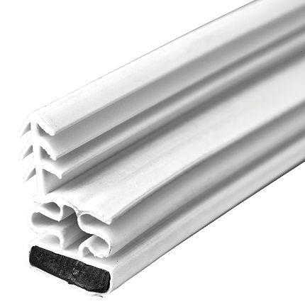 Magnetic Kerf Weatherstripping Set, for Metal Doors, 36" x 84"