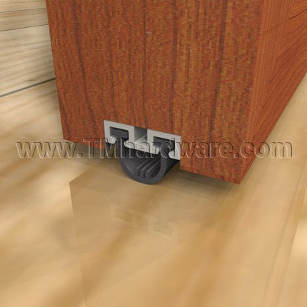 Barzen #SRM10 - Mortised Door Sweep or Meeting Stile with .25" Neoprene Bulb - QUICK SHIP