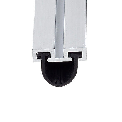 Barzen #SRM10 - Mortised Door Sweep or Meeting Stile with .25" Neoprene Bulb - QUICK SHIP