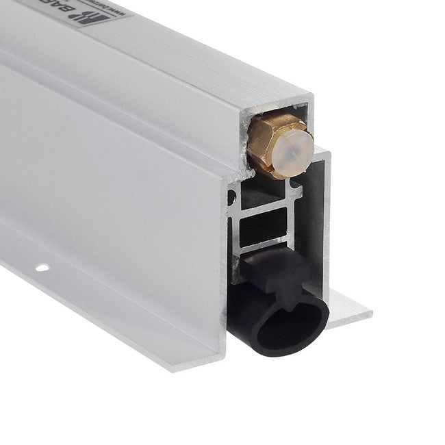 Barzen Automatic Door Bottom, Heavy Duty Soundproofing, Mortised, Solid Neoprene Bulb Seal